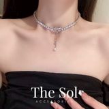  Choker Hàn Quốc Diamond Bow 