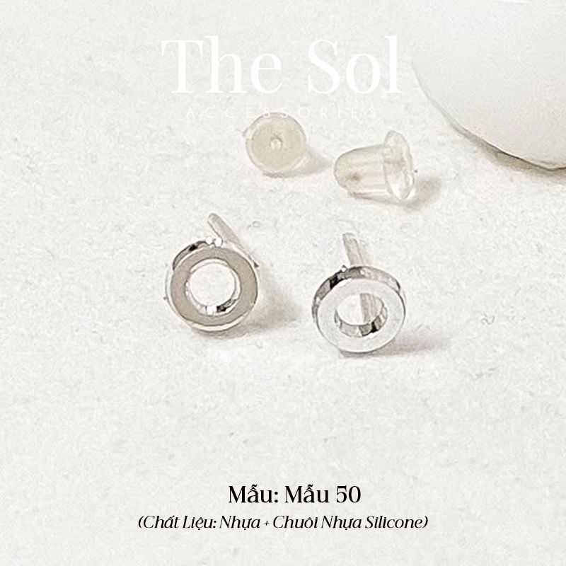  Bông Tai Nhựa 7K - BTN001 / BTN002 / BTN003 / BTN004 