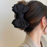  Kẹp Gắp Hàn Quốc Satin Bow 
