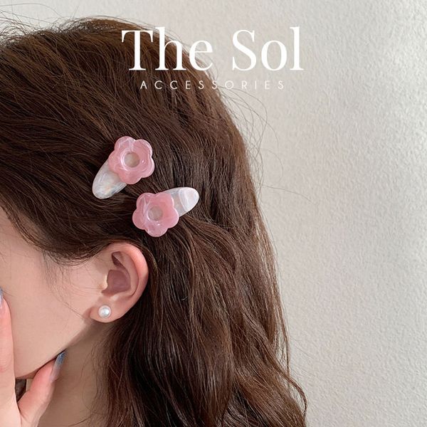  Kẹp Tóc Hàn Quốc Aragonite Flower - 1 Chiếc 