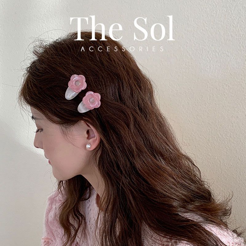  Kẹp Tóc Hàn Quốc Aragonite Flower - 1 Chiếc 