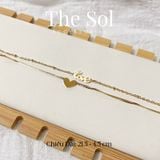  Lắc Chân Titan Love Double Lines 