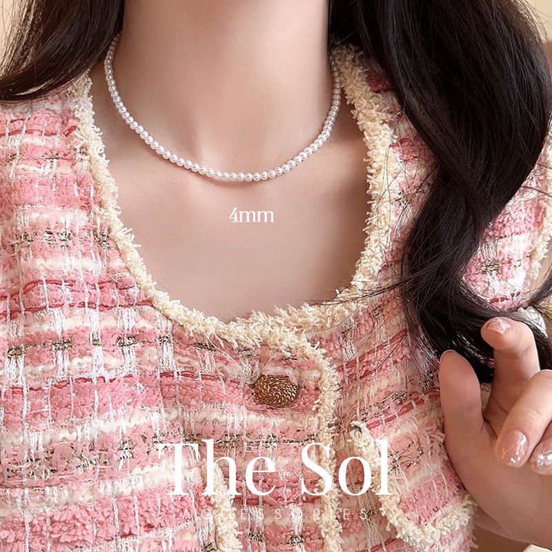  Dây Chuyền Ngọc Trai Basic Pearl - 4mm 