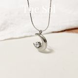  Dây Chuyền Titan Diamond In Moon 