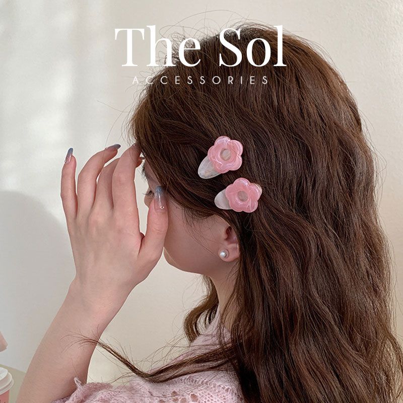  Kẹp Tóc Hàn Quốc Aragonite Flower - 1 Chiếc 