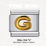  Charm Titan Italian Bracelet - Charm Chữ Cái 