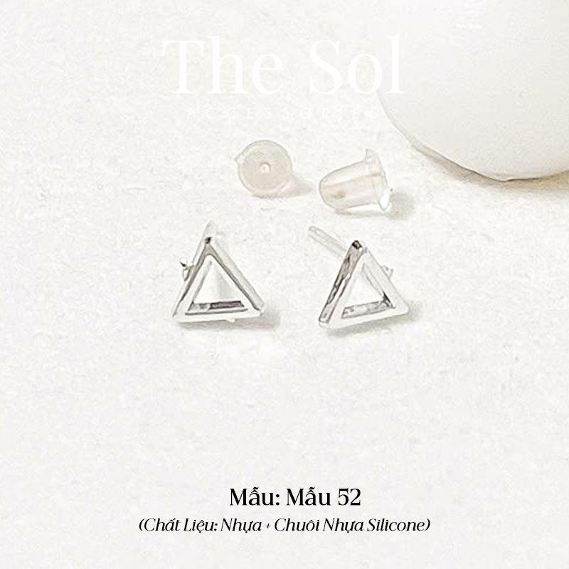  Bông Tai Nhựa 7K - BTN001 / BTN002 / BTN003 / BTN004 