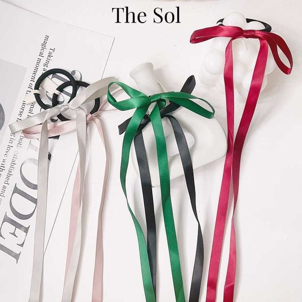  Cột Tóc Hàn Quốc Nơ Dài Colorful 