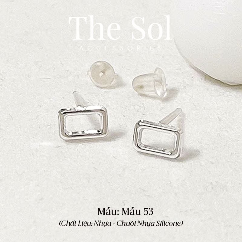  Bông Tai Nhựa 7K - BTN001 / BTN002 / BTN003 / BTN004 