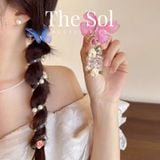  Dây Tạo Hình Tóc Spring Flower 