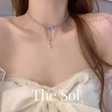  Choker Hàn Quốc Diamond Bow 