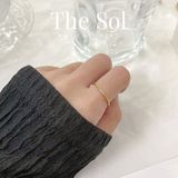  Nhẫn Titan Mini Triple Diamonds 