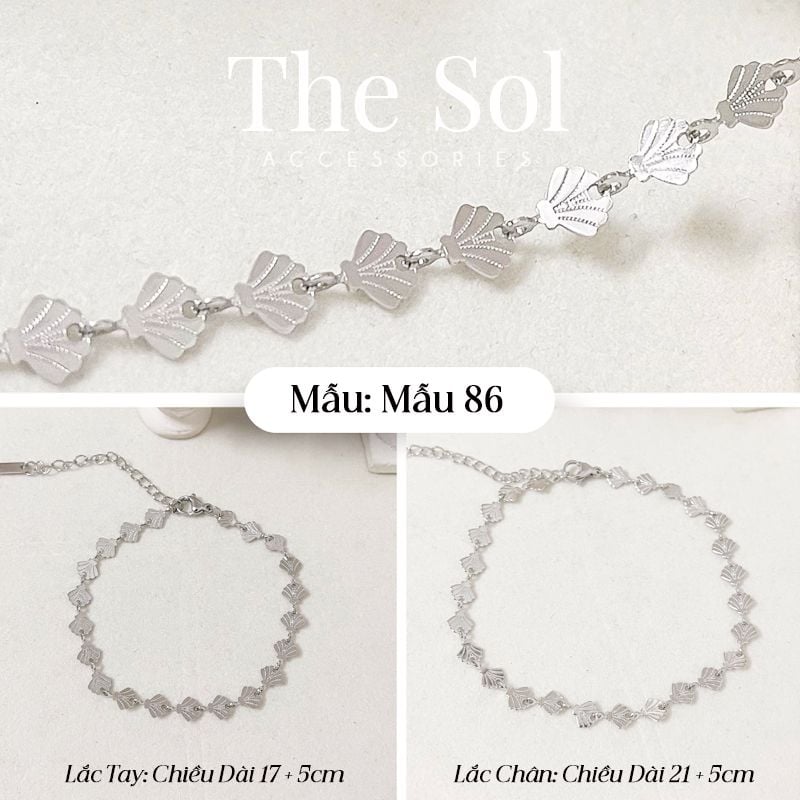  Lắc Chân Titan The Shell - Mẫu 86 