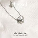  Dây Chuyền Titan Double Flowers - Mẫu 32 