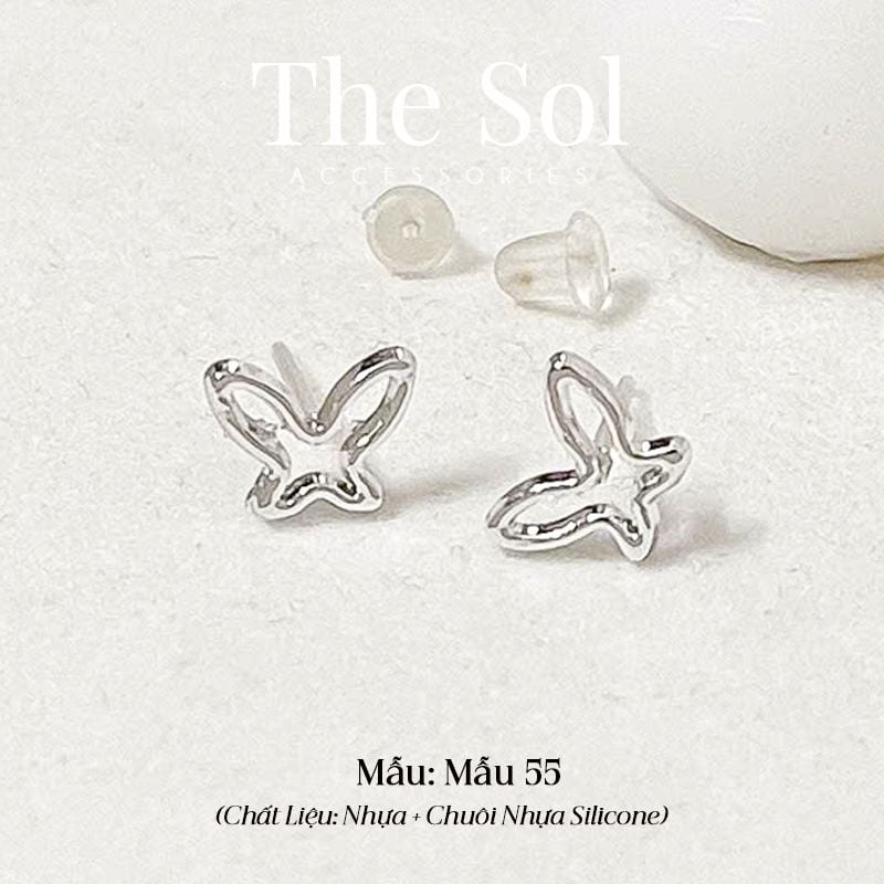  Bông Tai Nhựa 7K - BTN001 / BTN002 / BTN003 / BTN004 