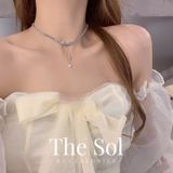  Choker Hàn Quốc Diamond Bow 