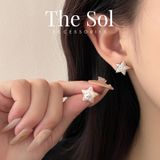 Bông Tai Hàn Quốc Star Pearl 