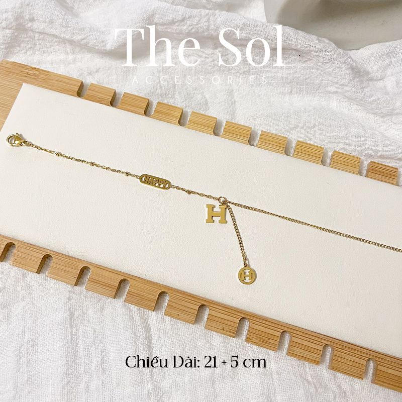  Lắc Chân Titan Charm H 