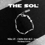  Lắc Tay Titan Unisex Line Chain & Pearl - Mẫu 25 