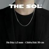  Dây Chuyền Titan Unisex Basic Chain - Dây Mì 