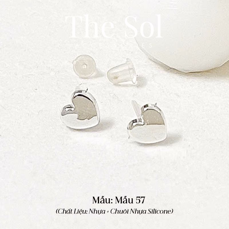  Bông Tai Nhựa 7K - BTN001 / BTN002 / BTN003 / BTN004 