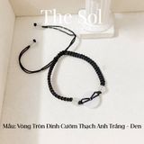  Lắc Tay Hàn Quốc White Quartz & Gems 