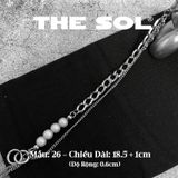  Lắc Tay Titan Unisex 4 Reflective Beads - Mẫu 26 