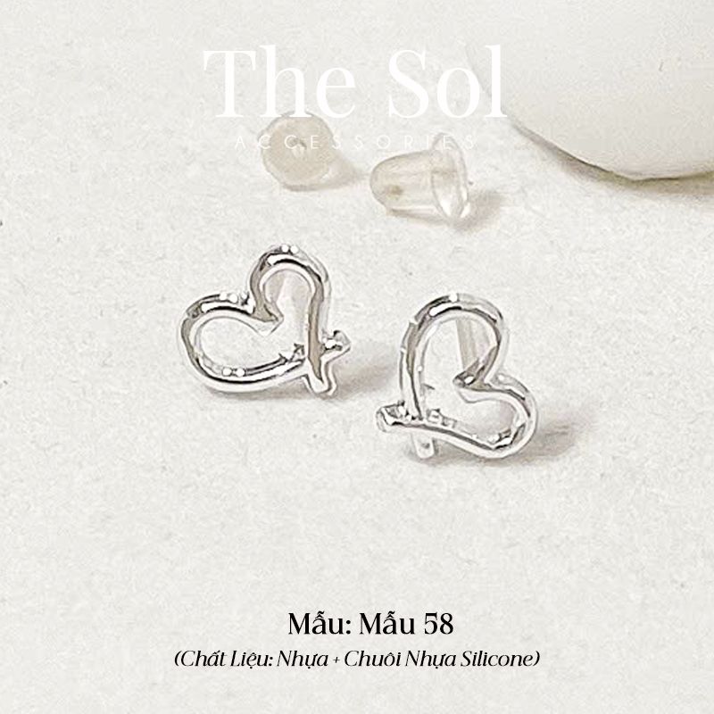  Bông Tai Nhựa 7K - BTN001 / BTN002 / BTN003 / BTN004 