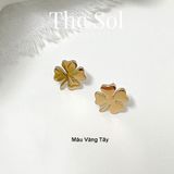  Bông Tai Titan Four-Leaf Clover 