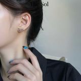  Bông Tai Hàn Quốc Mini Bow 