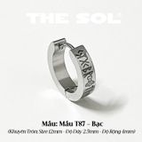  Khuyên Tai Titan Unisex Ancient Letters - Mẫu T87 