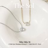  Dây Chuyền Titan Simple Diamond - Mẫu 36 