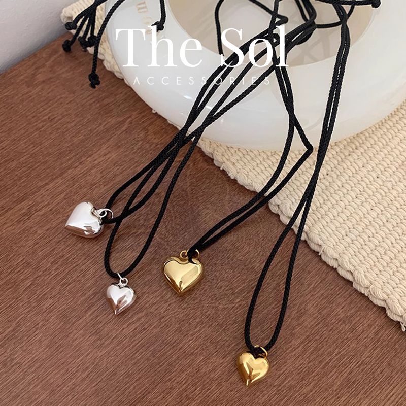  Dây Chuyền Hàn Quốc Metal Heart 