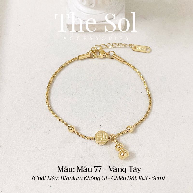  Lắc Tay Titan Golden Gourd - Mẫu 77 