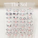  [SHOPEE] Bông Tai Nhựa Nhiều Mẫu Chuôi Su - Màu Bạc 