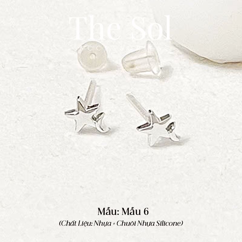  Bông Tai Nhựa 7K - BTN001 / BTN002 / BTN003 / BTN004 