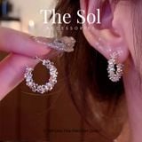  Bông Tai Hàn Quốc Shining Hoops 