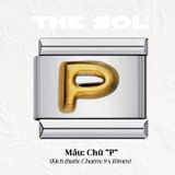  Charm Titan Italian Bracelet - Charm Chữ Cái 