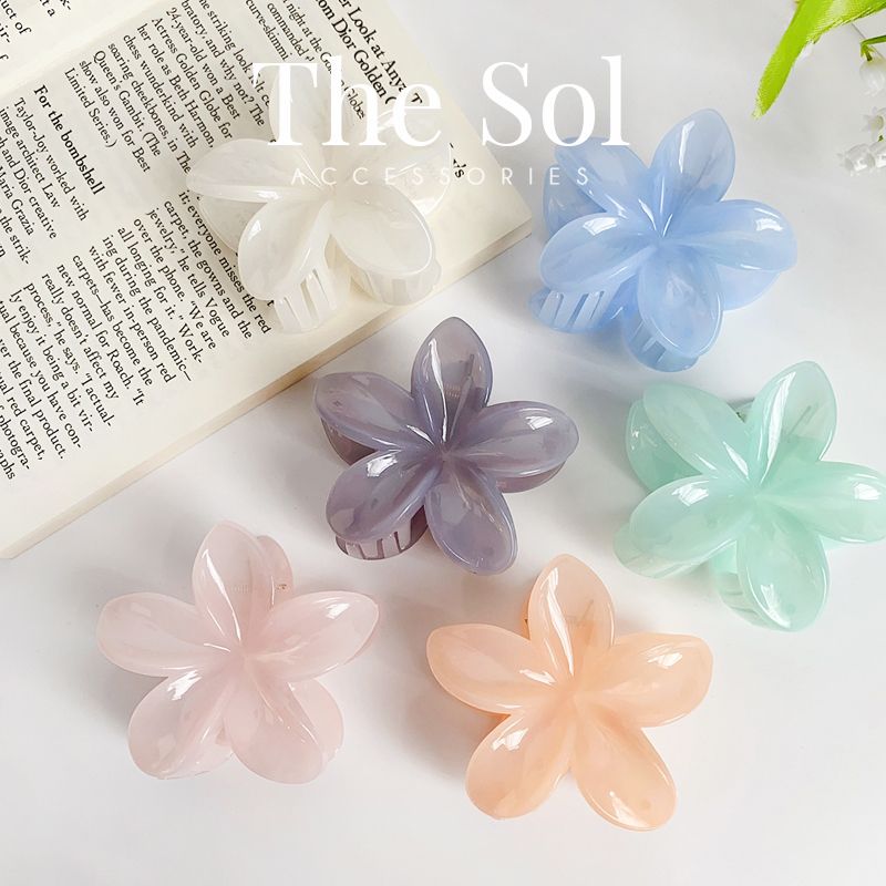  Kẹp Gắp Hàn Quốc Hoa Sứ Basic - 8cm 