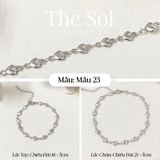  Lắc Chân Titan Mini Heart - Mẫu 23 