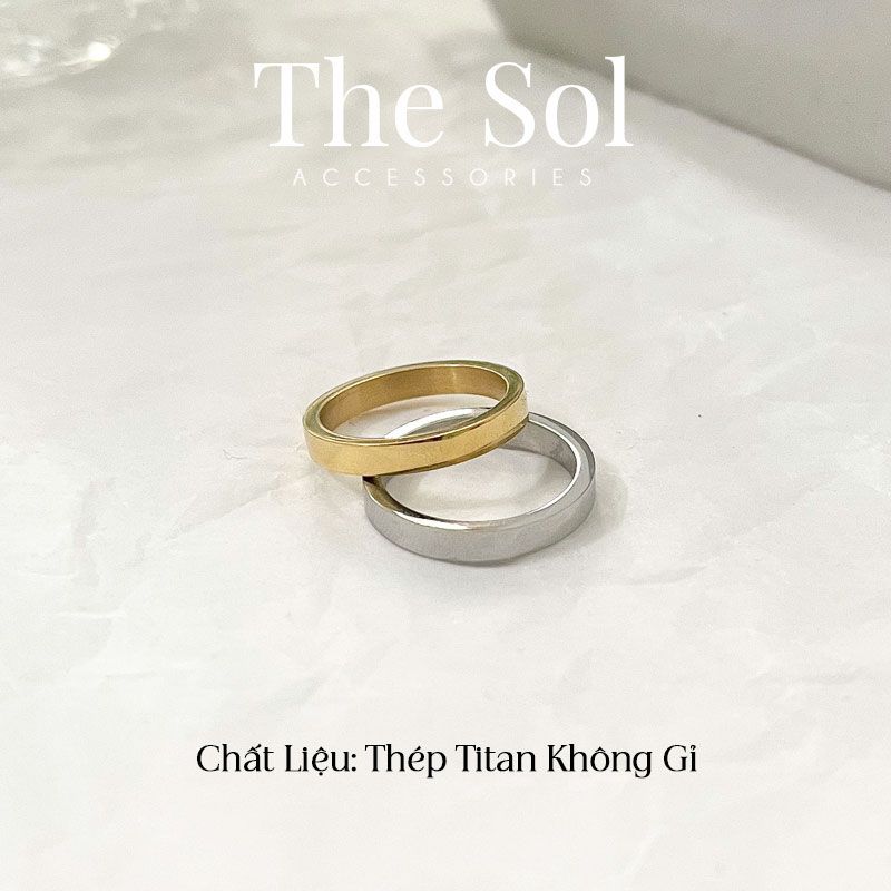  Nhẫn Titan The Basic 3mm 