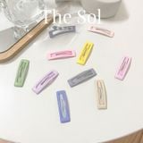  Kẹp Tóc Hàn Quốc Colour Rectangle - 1 Chiếc 