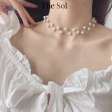  Choker Hàn Quốc Elegant Pearls 