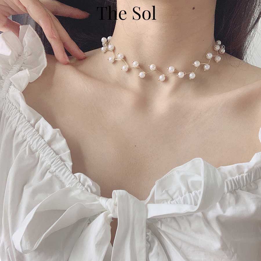  Choker Hàn Quốc Elegant Pearls 