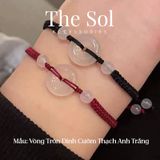  Lắc Tay Hàn Quốc White Quartz & Gems 