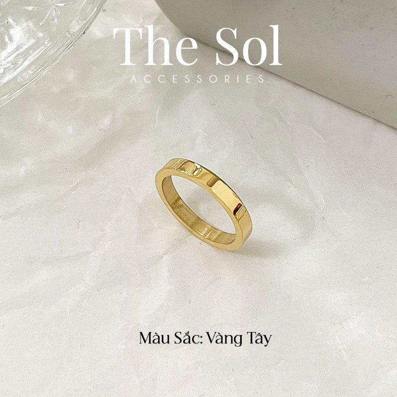  Nhẫn Titan The Basic 3mm 