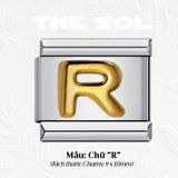  Charm Titan Italian Bracelet - Charm Chữ Cái 