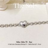  Lắc Tay Titan Metal Heart - Mẫu 79 