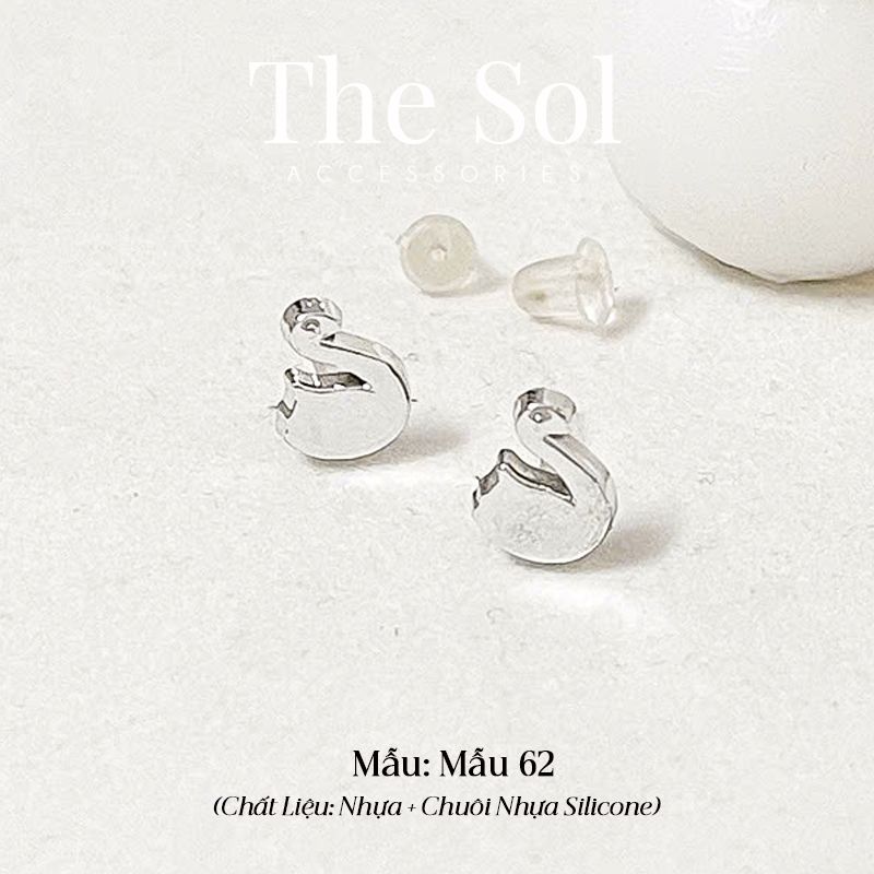  Bông Tai Nhựa 7K - BTN001 / BTN002 / BTN003 / BTN004 