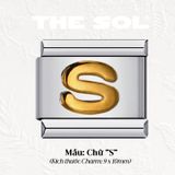  Charm Titan Italian Bracelet - Charm Chữ Cái 